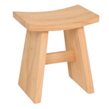 Yori Sungkai Wood Accent Stool